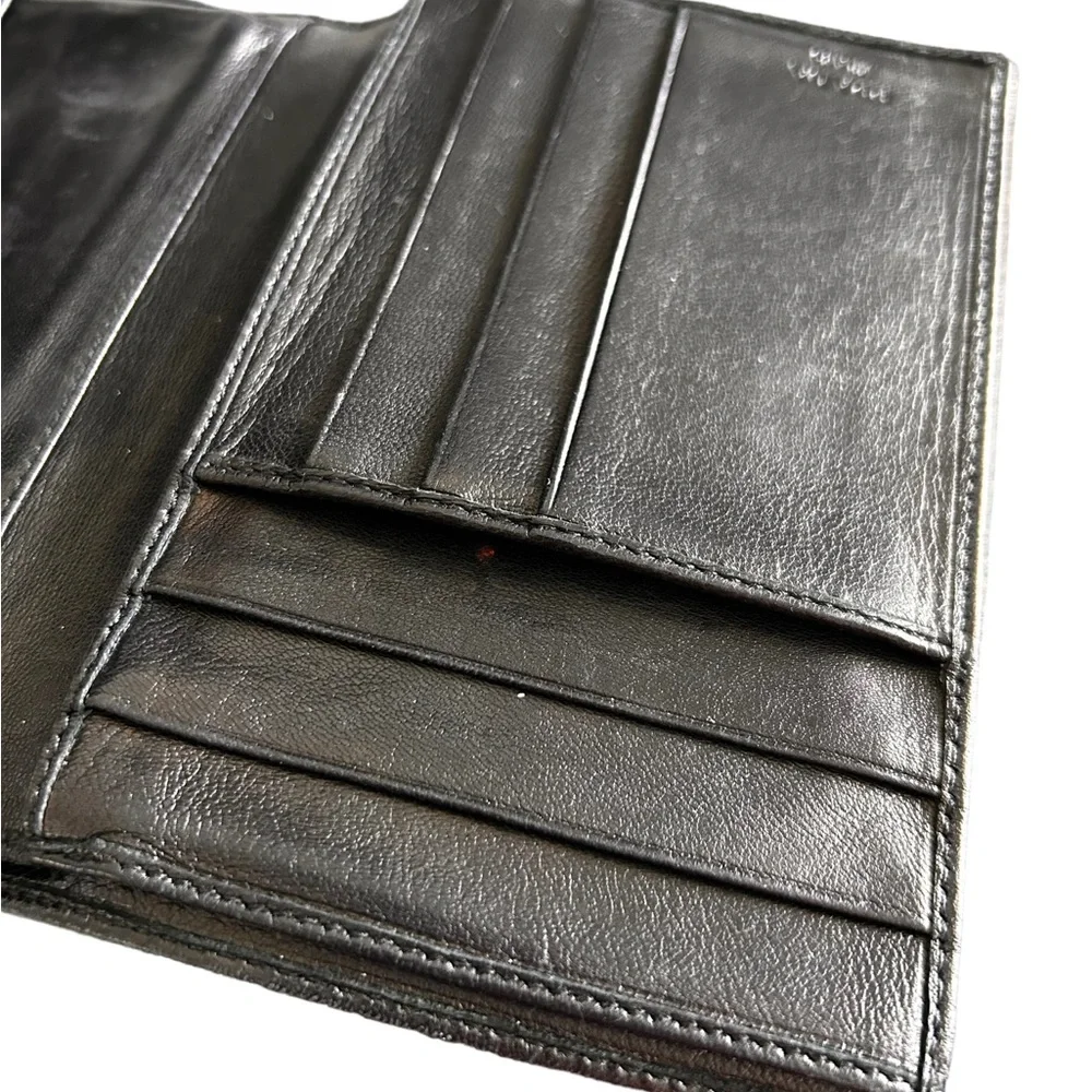 Prada Black Twistlock Wallet